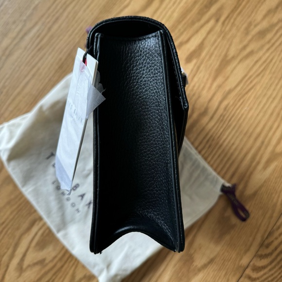 Ted Baker Kalila Quilted Leather Convertible Crossbody Black Purse New w/Dustbag - Picture 7 of 12